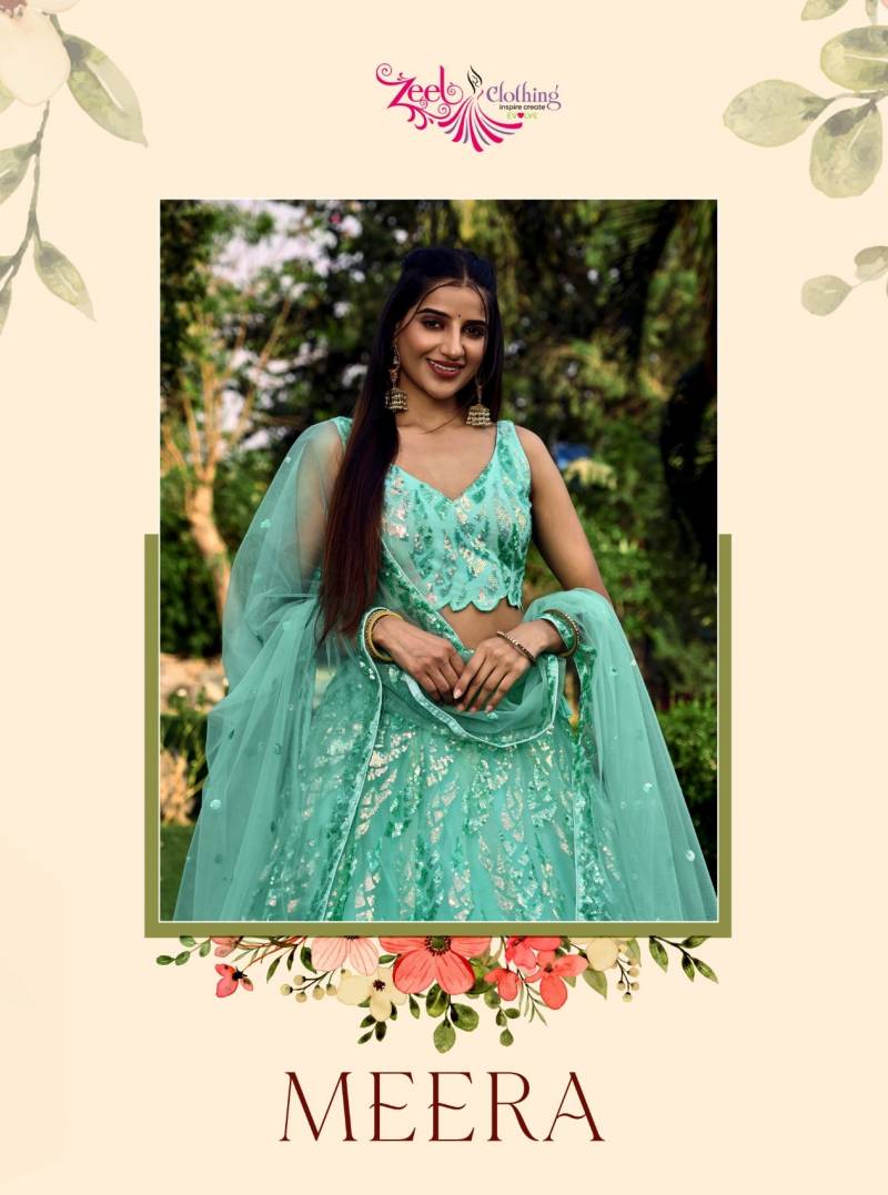 Zeel Meera Designer Net Lehenga Choli Collection