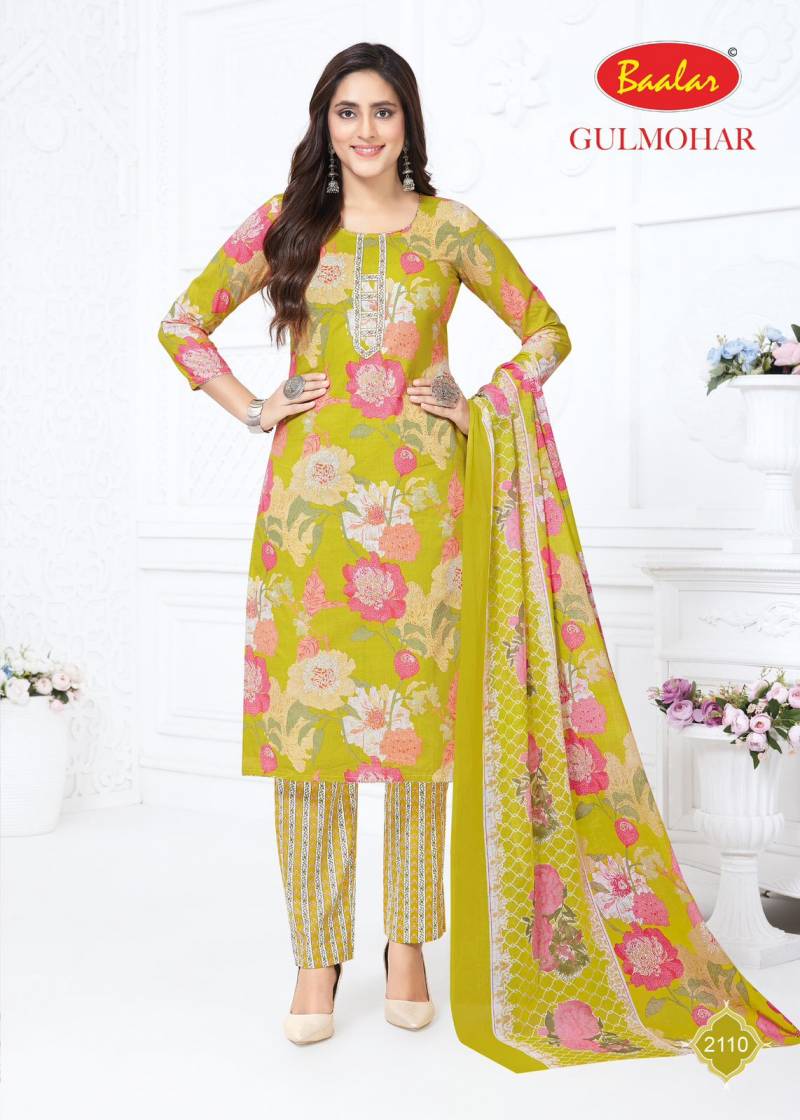 Baalar Gulmohar Vol 1 Pure Lawn Cotton Dress Material Collection