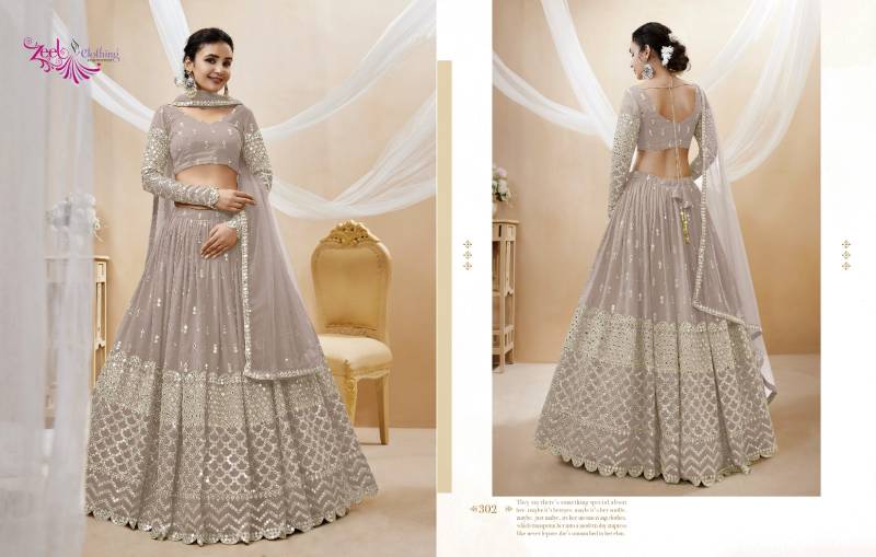 Zeel Expression Vol 1 Wedding Wear Georgette Lehenga Collection