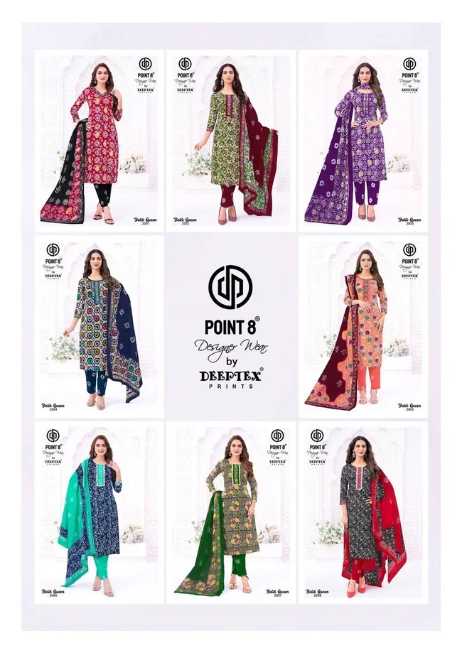Deeptex Batik Queen Vol 2 Readymade Cotton Printed Kurti Bottom With Dupatta