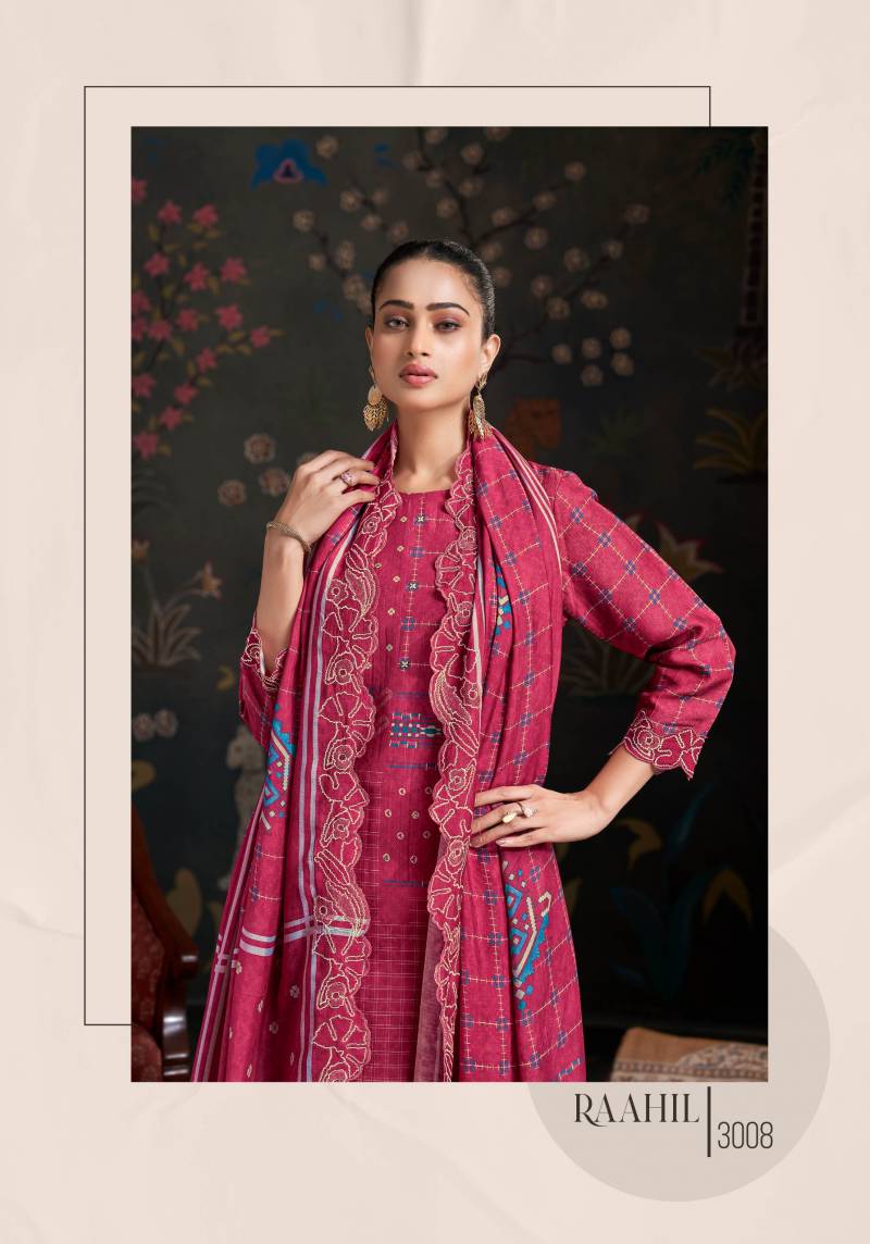 Sahiba Raahil Shimmer Silk Digital Print Salwar Kameez Suits