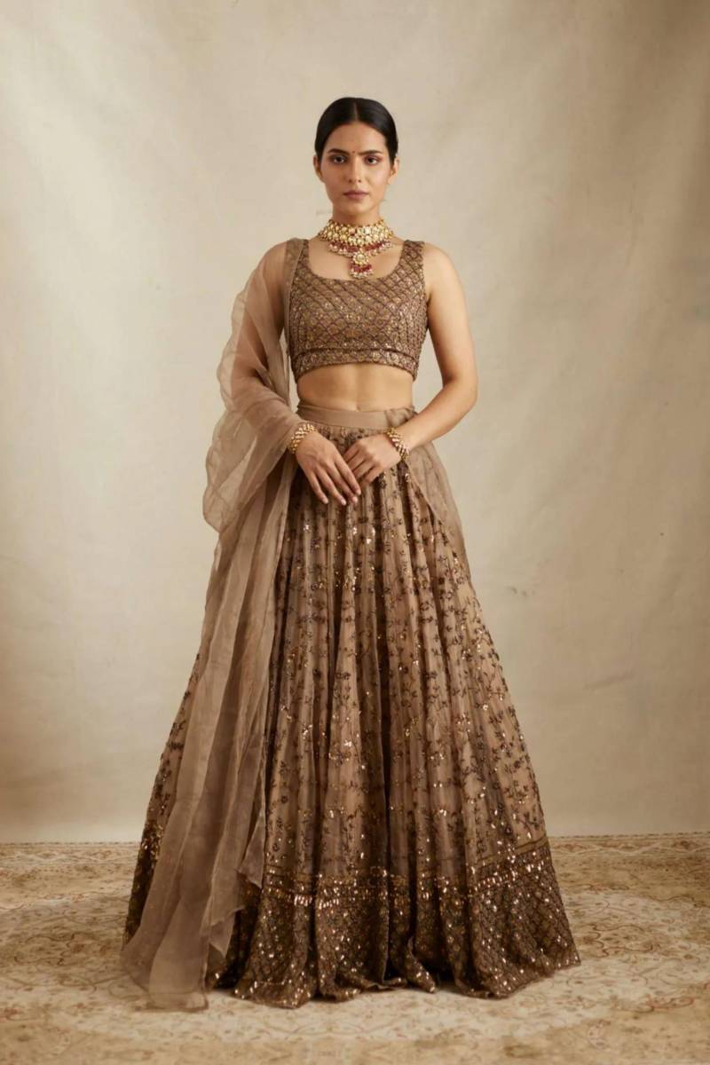 V3 362 Designer Net Georgette Lehenga Choli Collection