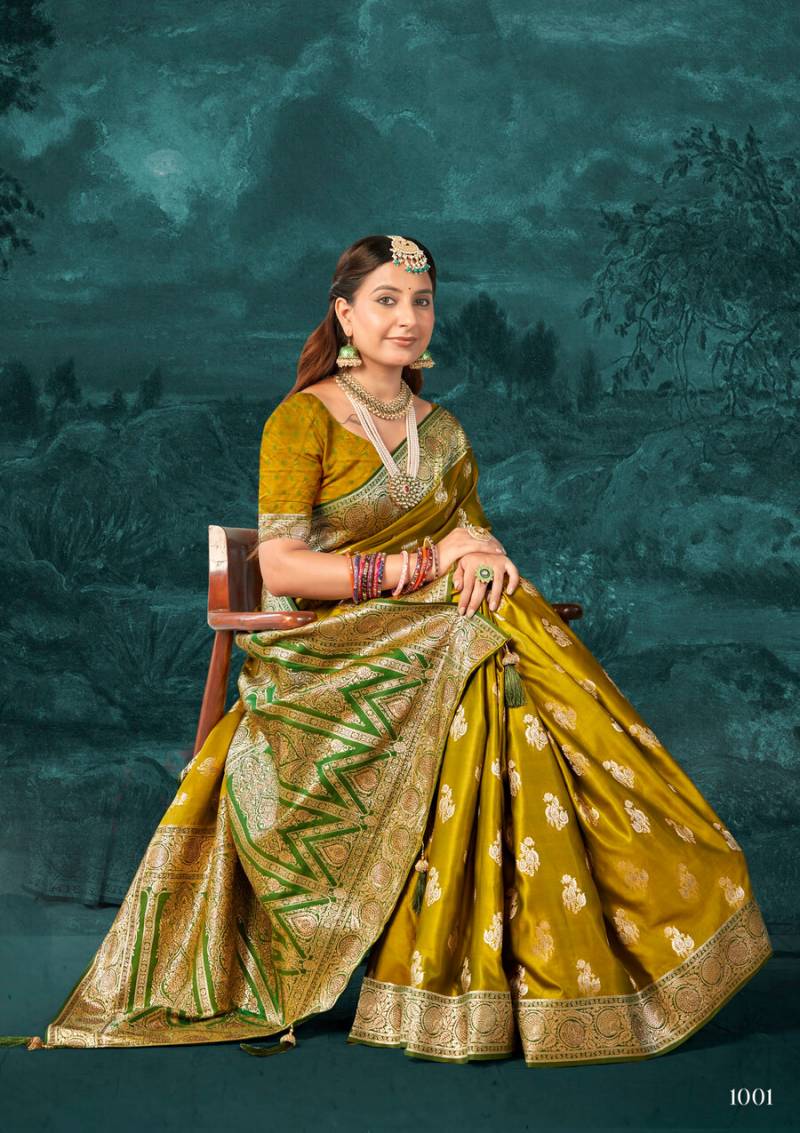 Saroj Omkara Satin Saroski Vol 1 Premium Satin Silk Saree