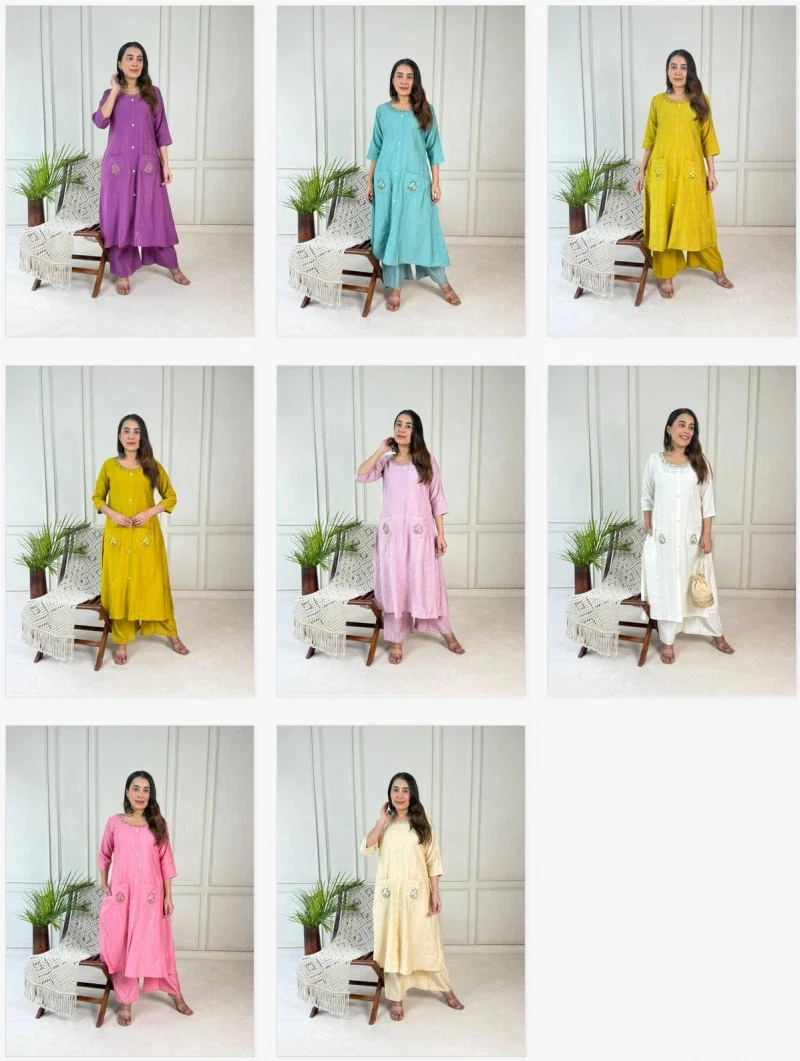 Naisha K 326 Vol 2 Vetican Work Kurti Pant Casual Wear Collection