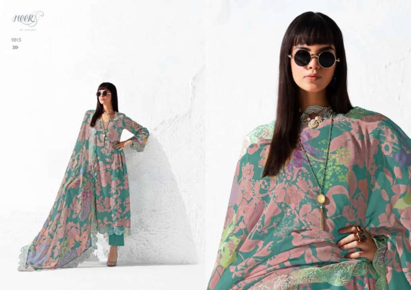 Kimora Heer Icon 3 Burberry Digital Print Designer Salwar Suit