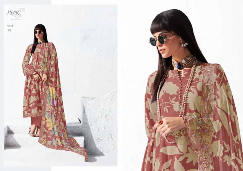 Kimora Heer Icon 3 Burberry Digital Print Designer Salwar Suit