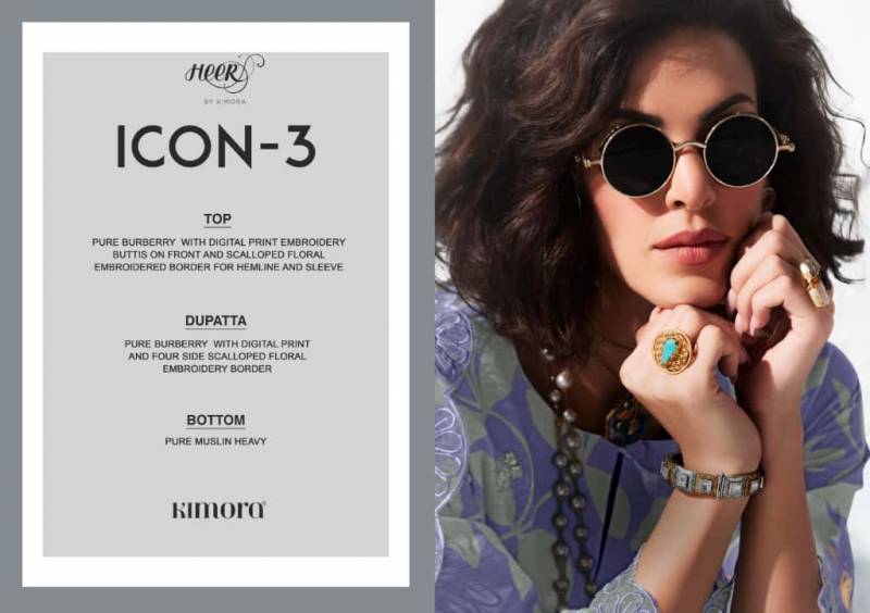 Kimora Heer Icon 3 Burberry Digital Print Designer Salwar Suit
