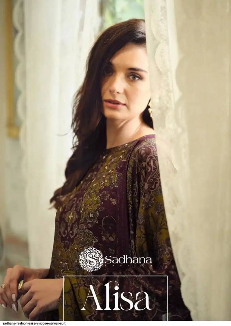 Sadhana Alisa Viscose Pashmina Digital Print Salwar Kameez