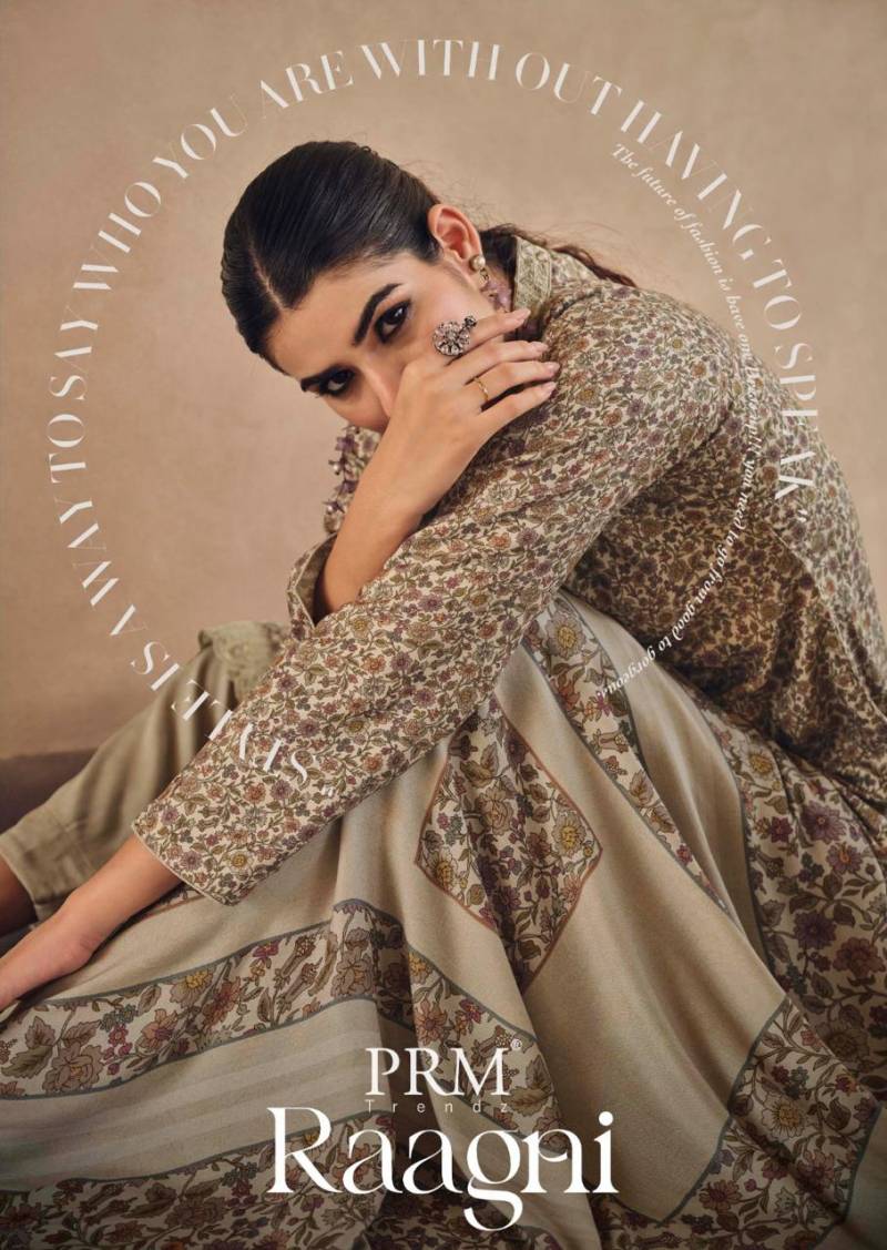 Prm Raagni Viscose Pashmina Digital Print Work Designer Salwar Suit