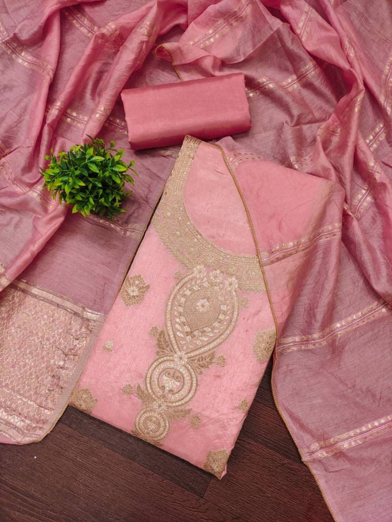 Cp 9112 Jacquard Worked Designer Fancy Color Set Matching Dress Material