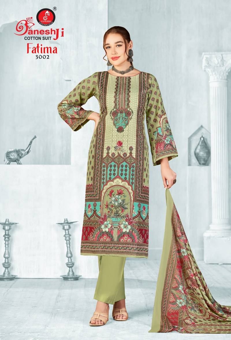 Ganeshji Fatima Vol 3 Cotton Printed Designer Dress Material