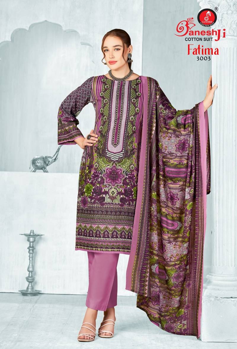 Ganeshji Fatima Vol 3 Cotton Printed Designer Dress Material