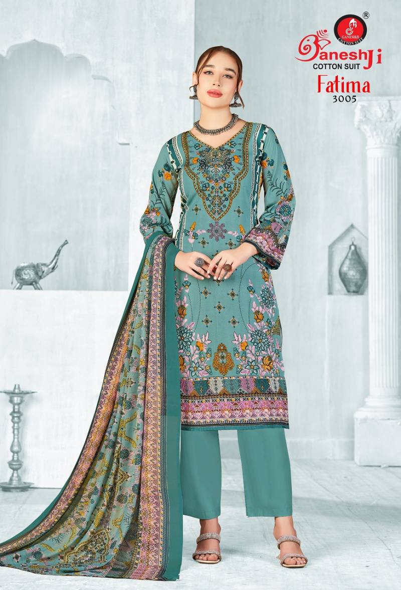 Ganeshji Fatima Vol 3 Cotton Printed Designer Dress Material