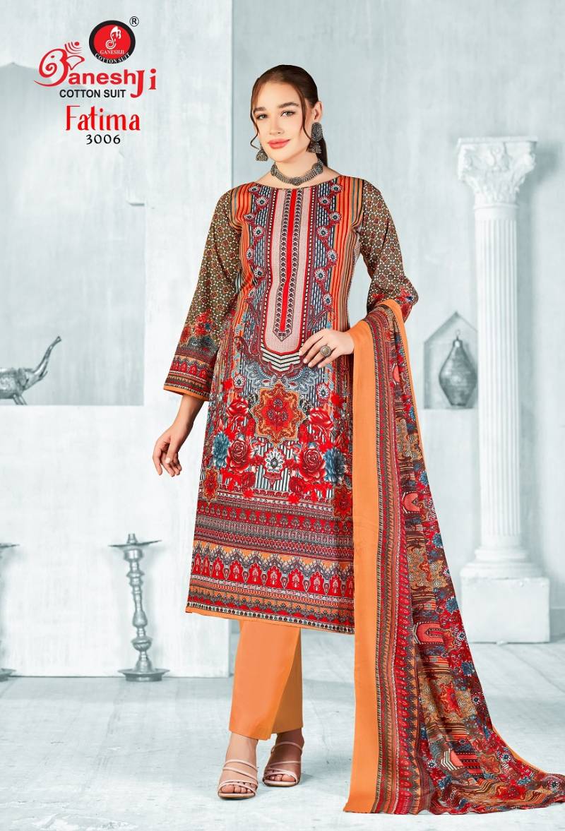 Ganeshji Fatima Vol 3 Cotton Printed Designer Dress Material