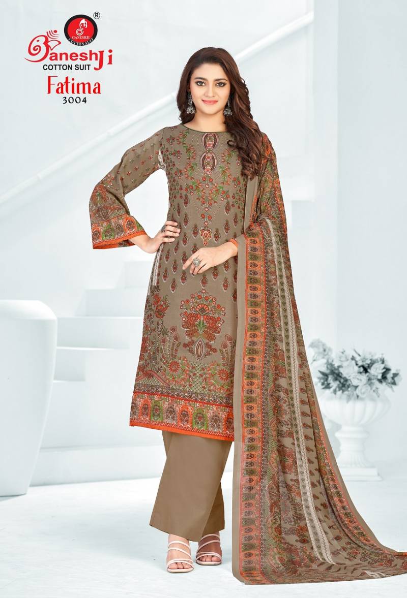 Ganeshji Fatima Vol 3 Cotton Printed Designer Dress Material