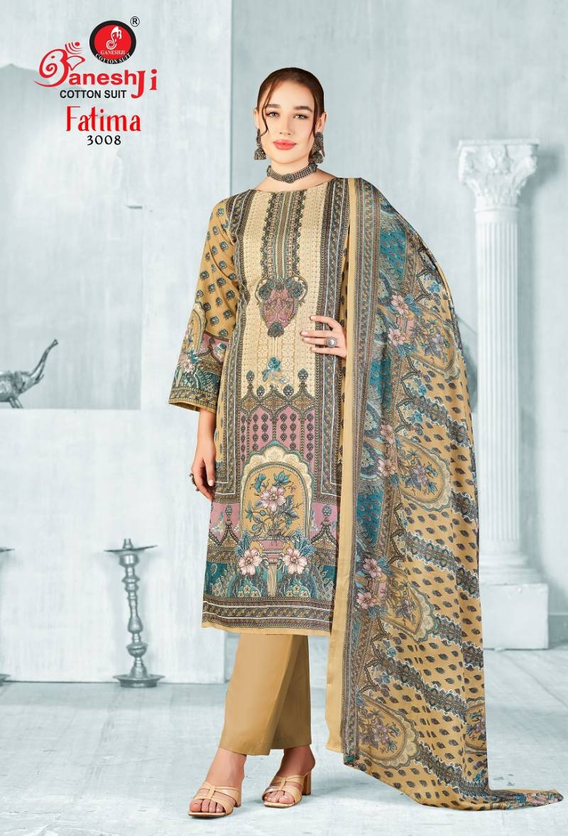 Ganeshji Fatima Vol 3 Cotton Printed Designer Dress Material
