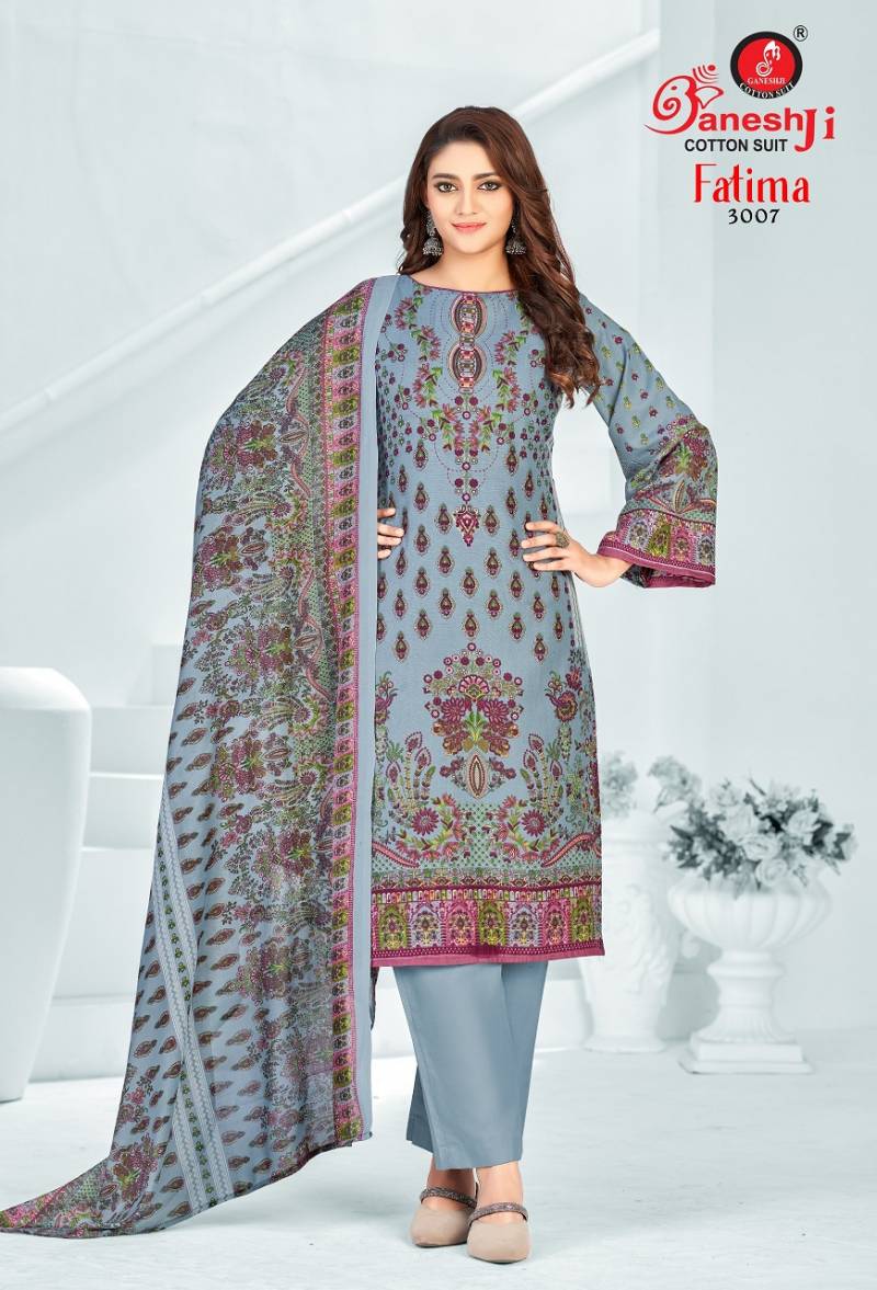 Ganeshji Fatima Vol 3 Cotton Printed Designer Dress Material