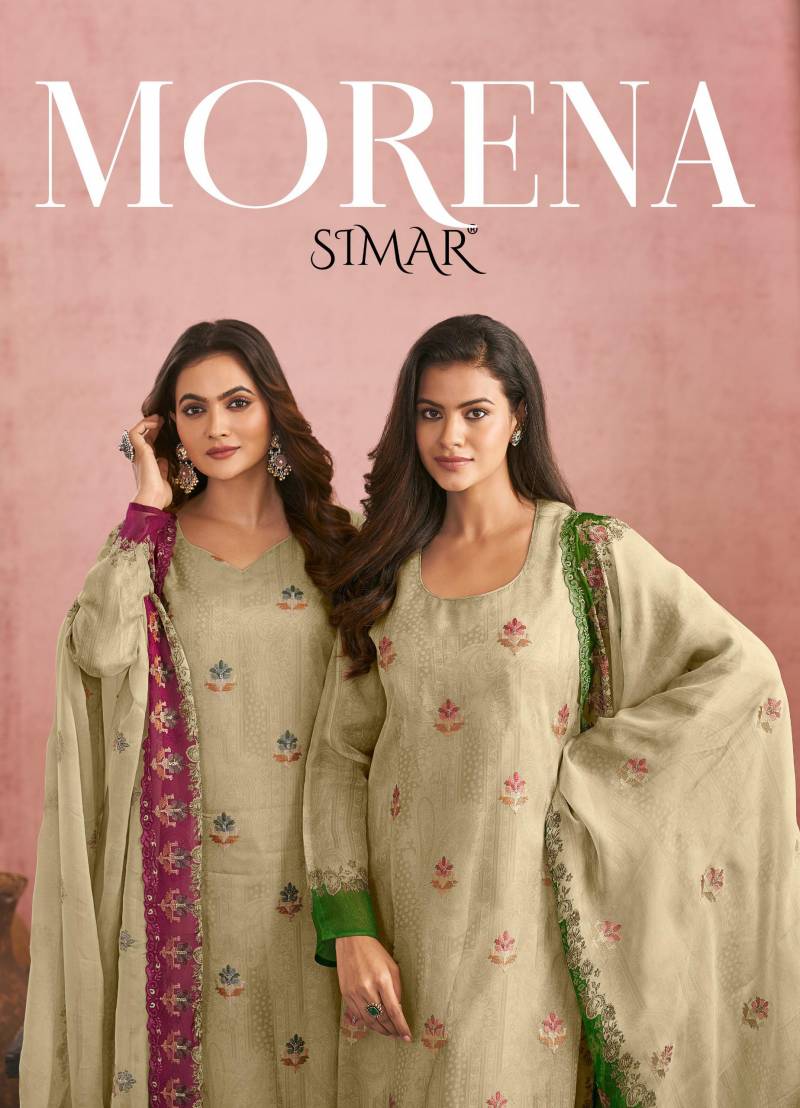 Glossy Simar Morena Viscose Organza Digital Print Salwar Kameez