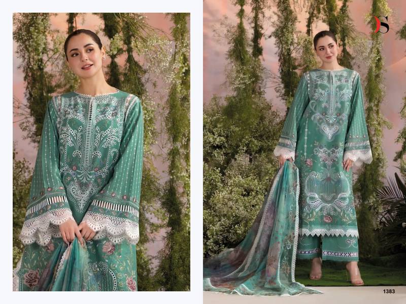 Deepsy Sobia Nazir Lawn 25 Vol 2 Cotton Embroidery Salwar Kameez