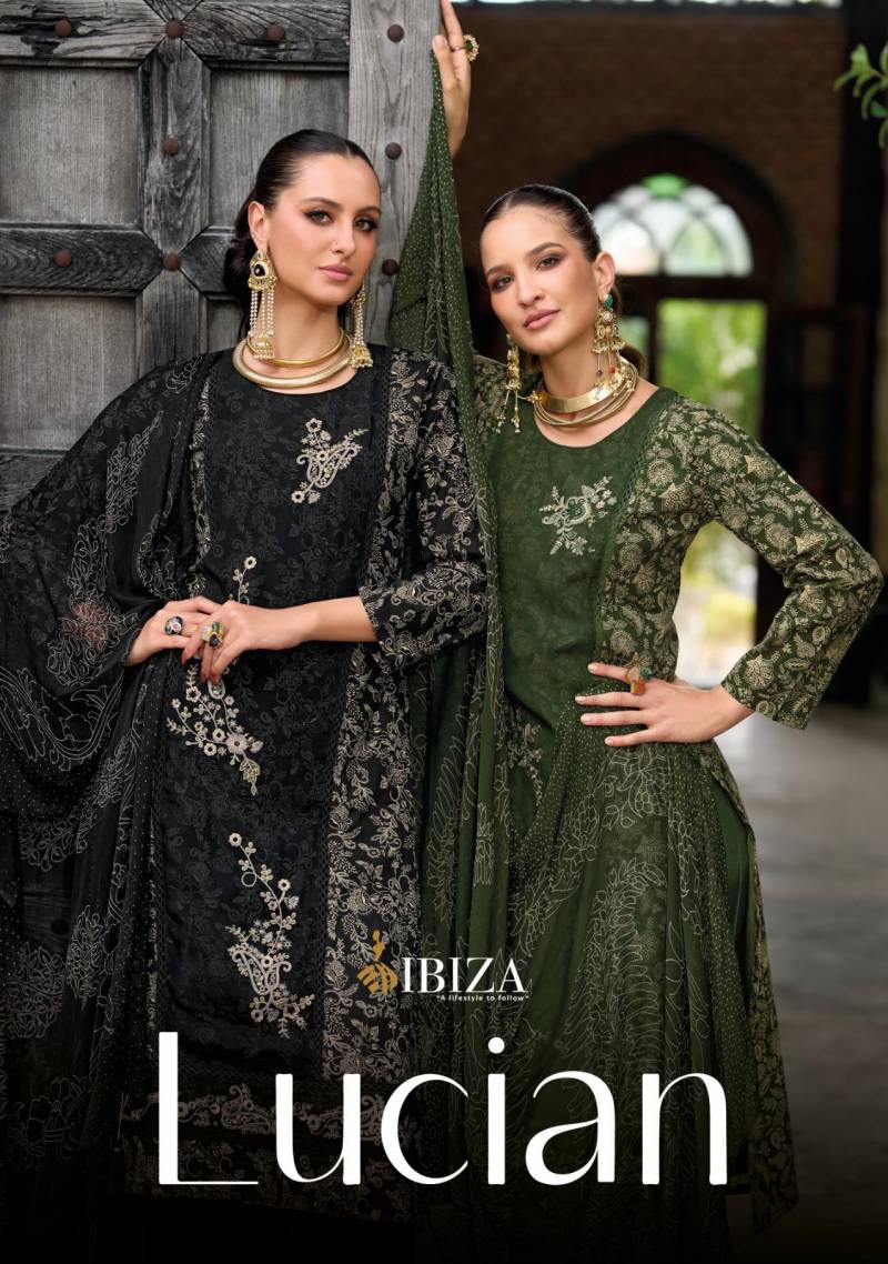 Ibiza Lucian Viscose Pashmina Digital Print Designer Salwar Suits