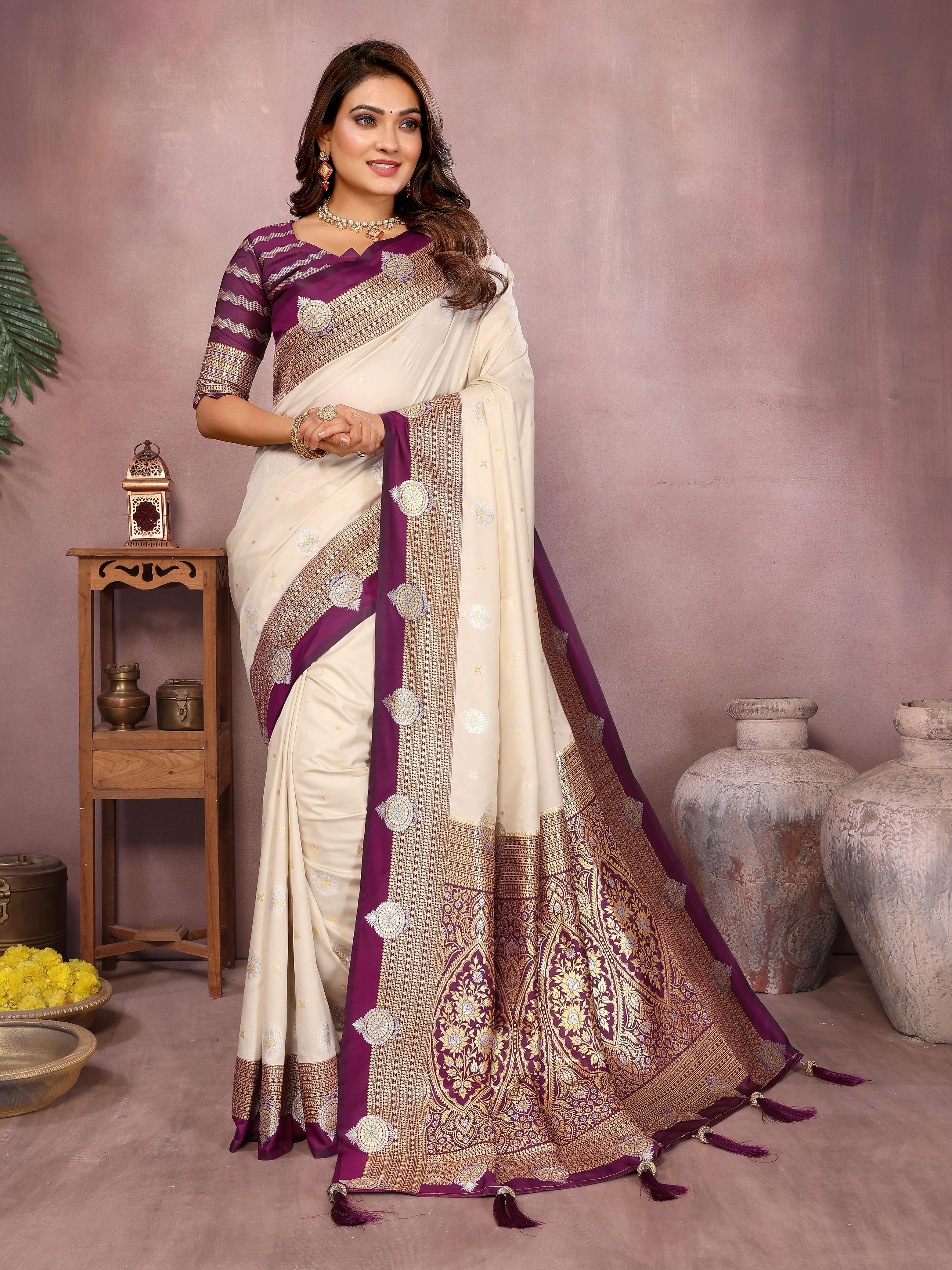 Lekha VC Sanmati Pure Handloom Kalamkari Silk Zari Woven Saree