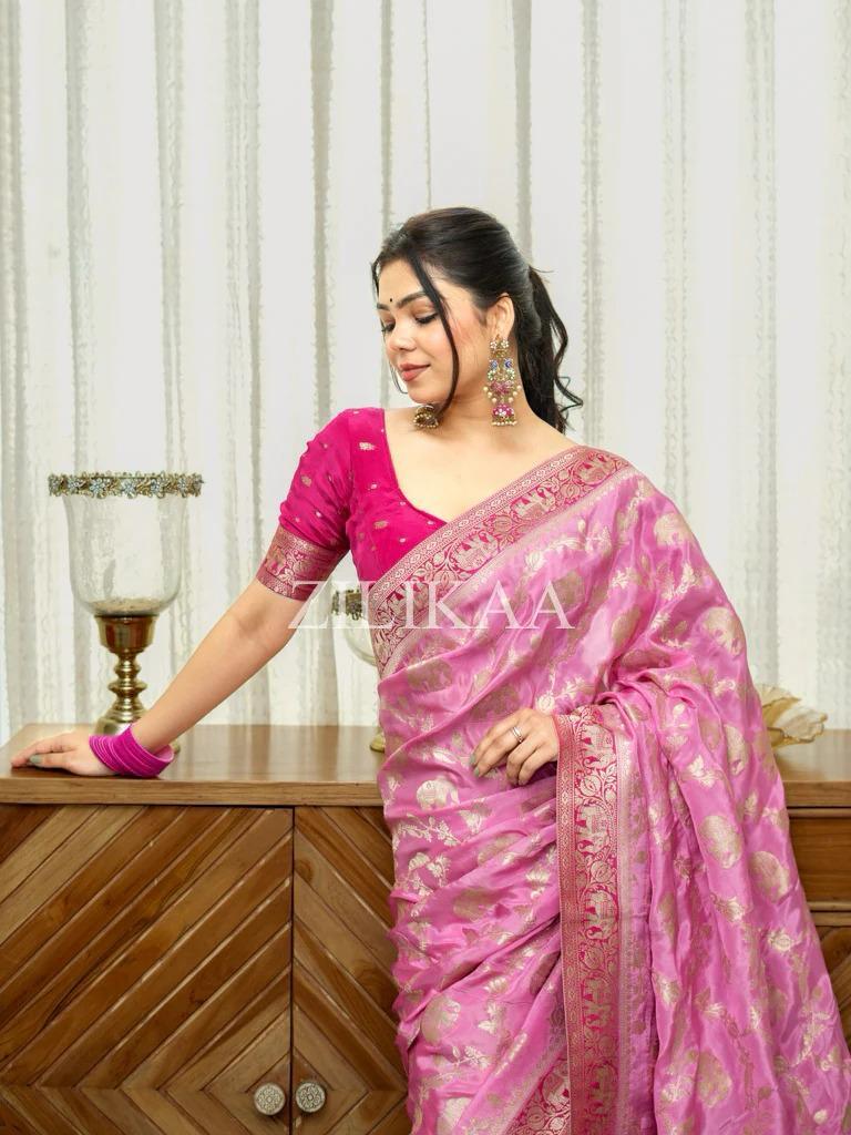 Satani 45221 Banarasi Soft Silk Festival Wear Saree Collection