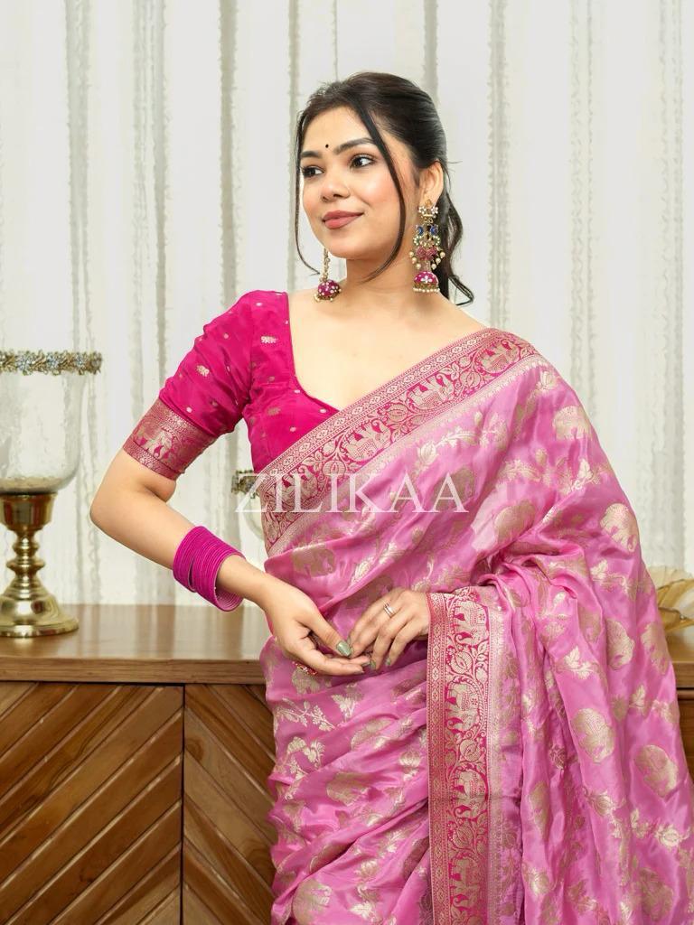 Satani 45221 Banarasi Soft Silk Festival Wear Saree Collection
