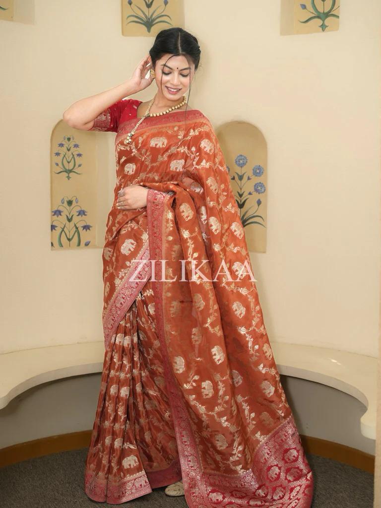 Satani 45221 Banarasi Soft Silk Festival Wear Saree Collection