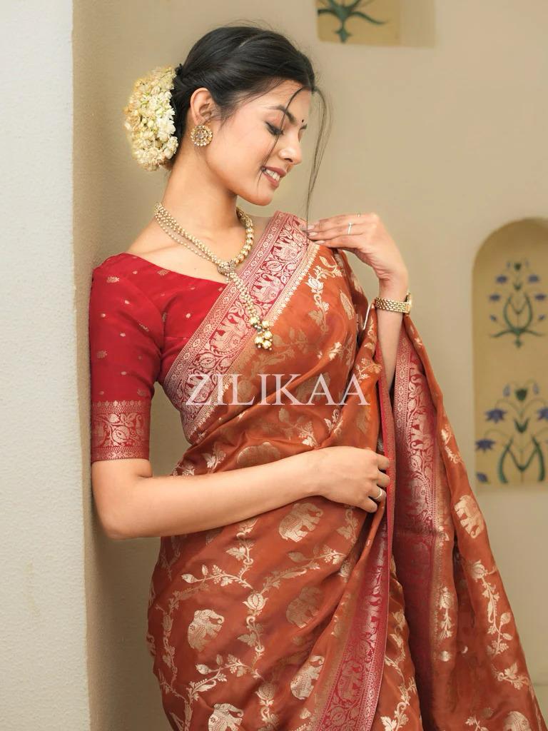 Satani 45221 Banarasi Soft Silk Festival Wear Saree Collection