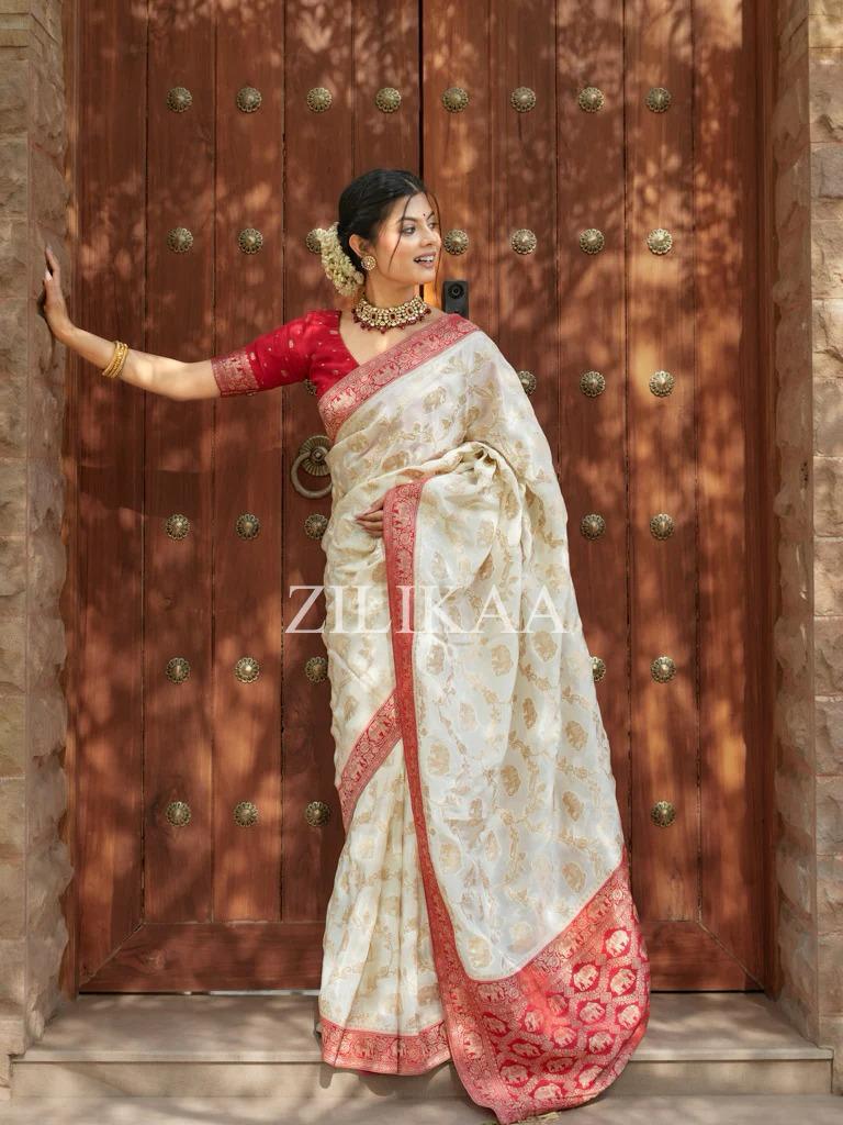 Satani 45221 Banarasi Soft Silk Festival Wear Saree Collection