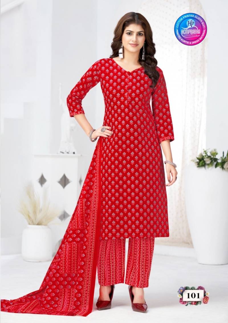 Hemprabha Sugandh Vol 1 Cotton Printed Dress Material