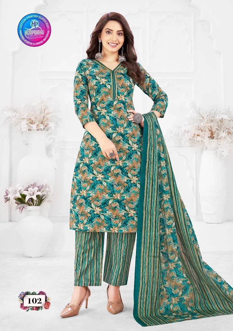 Hemprabha Sugandh Vol 1 Cotton Printed Dress Material