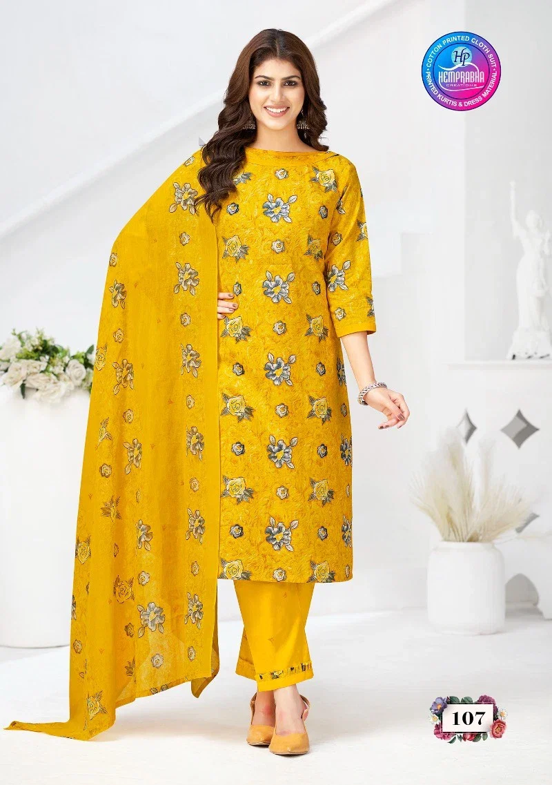 Hemprabha Sugandh Vol 1 Cotton Printed Dress Material