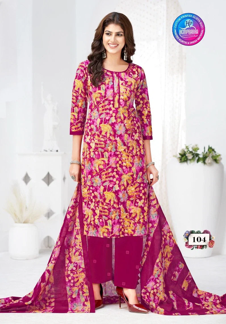 Hemprabha Sugandh Vol 1 Cotton Printed Dress Material