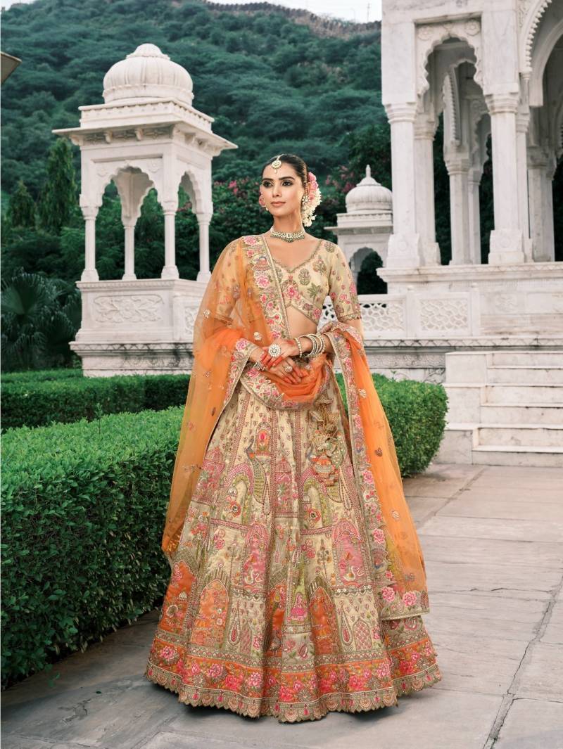 Tathastu Anaara 7900 Series Silk And Net Designer Bridal Lehenga Choli Collection