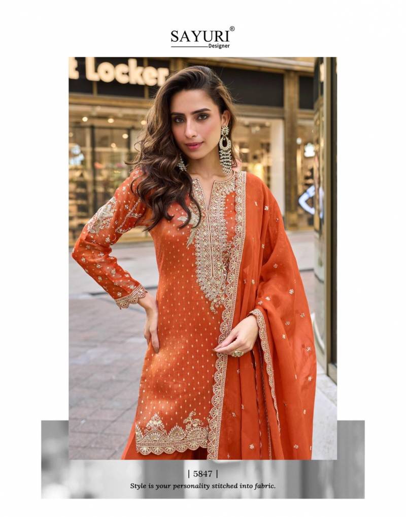 Sayuri Swati Viscose Simar Embroidered Designer Salwar Kameez