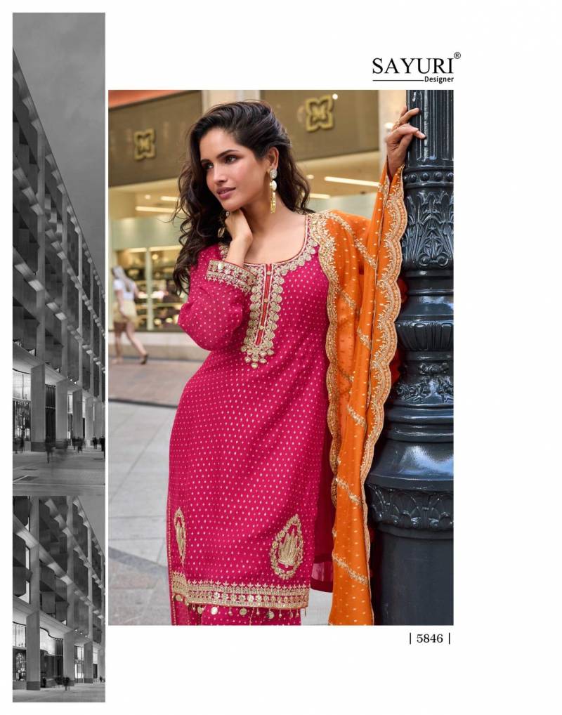 Sayuri Swati Viscose Simar Embroidered Designer Salwar Kameez