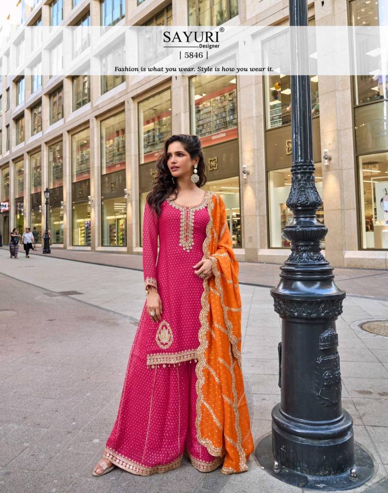 Sayuri Swati Viscose Simar Embroidered Designer Salwar Kameez