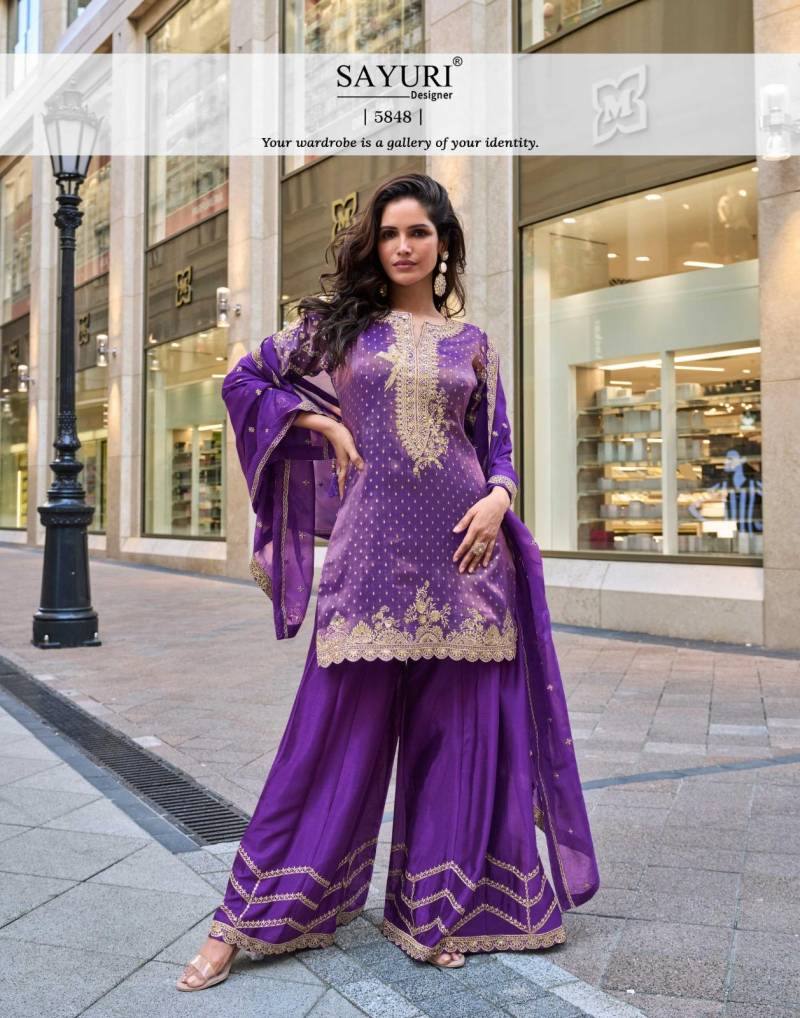Sayuri Swati Viscose Simar Embroidered Designer Salwar Kameez