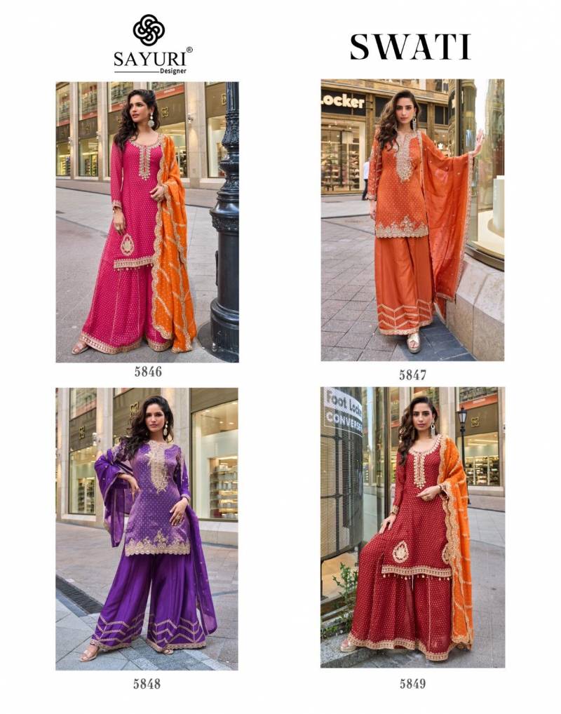 Sayuri Swati Viscose Simar Embroidered Designer Salwar Kameez