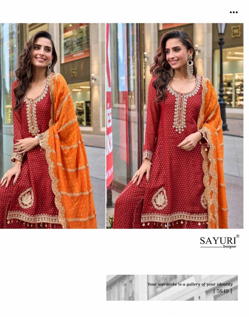 Sayuri Swati Viscose Simar Embroidered Designer Salwar Kameez