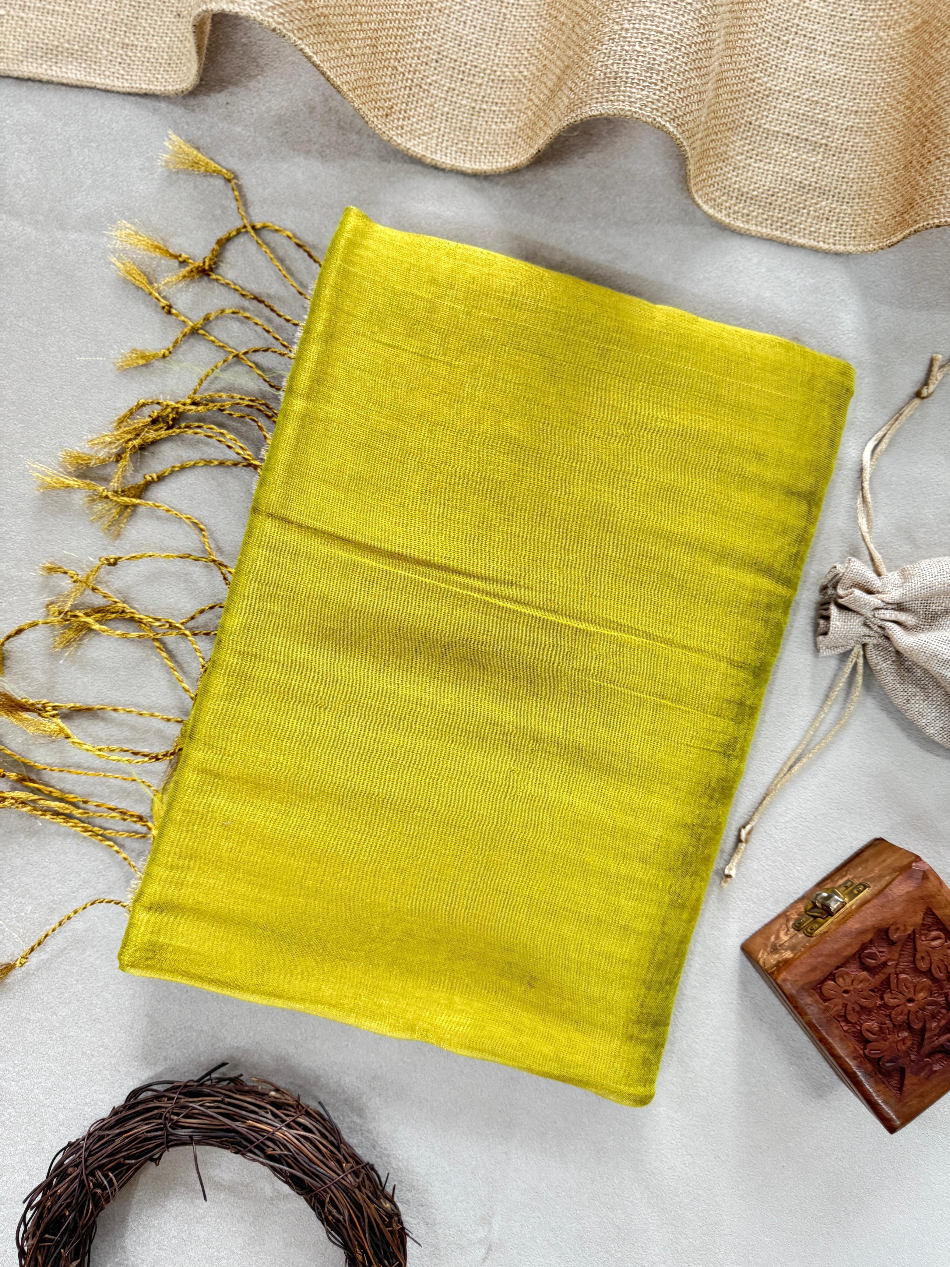 Lekha CF 01 Raga Tissue Cotton Plain Saree Collection
