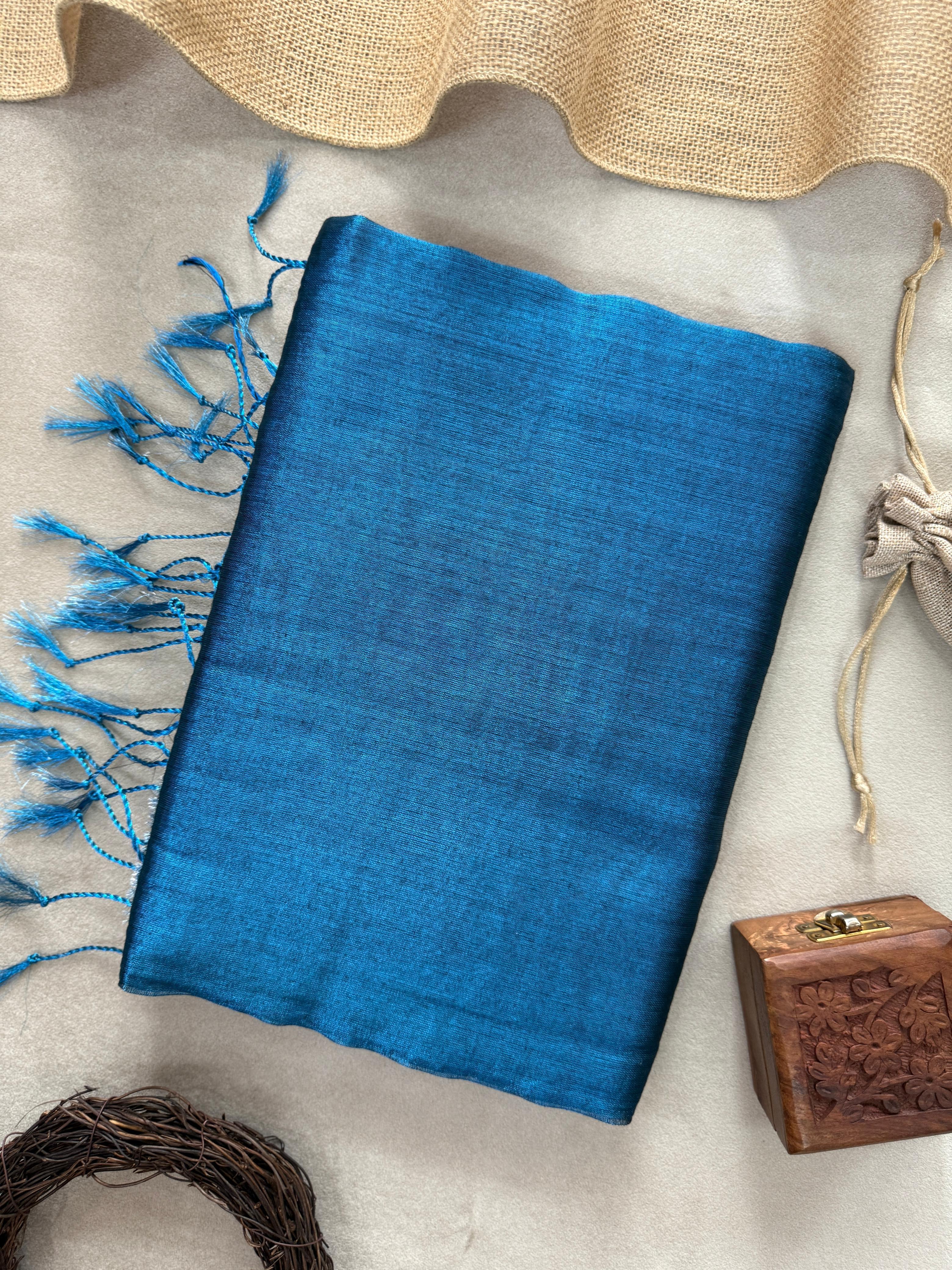 Lekha CF 01 Raga Tissue Cotton Plain Saree Collection