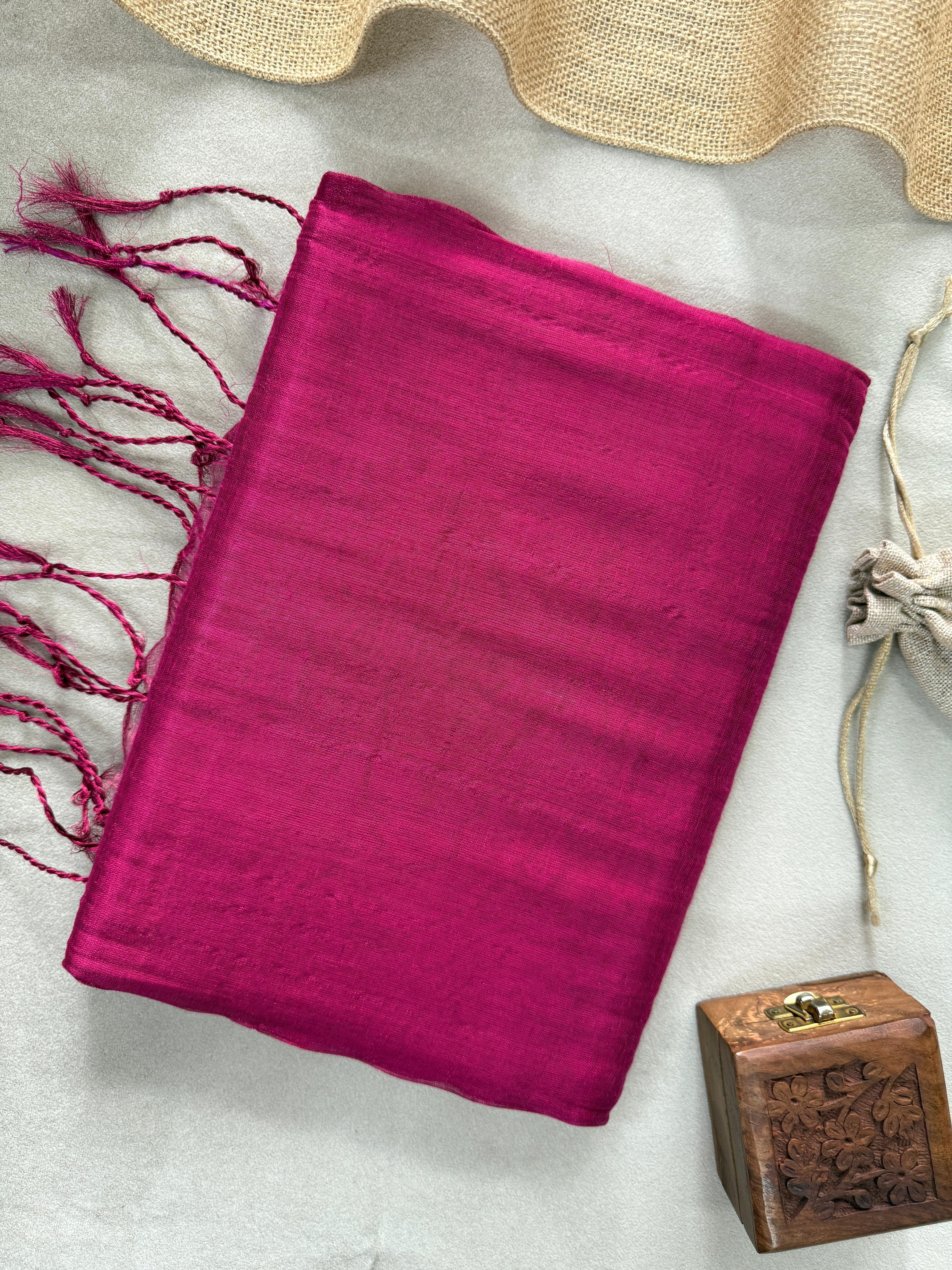 Lekha CF 01 Raga Tissue Cotton Plain Saree Collection