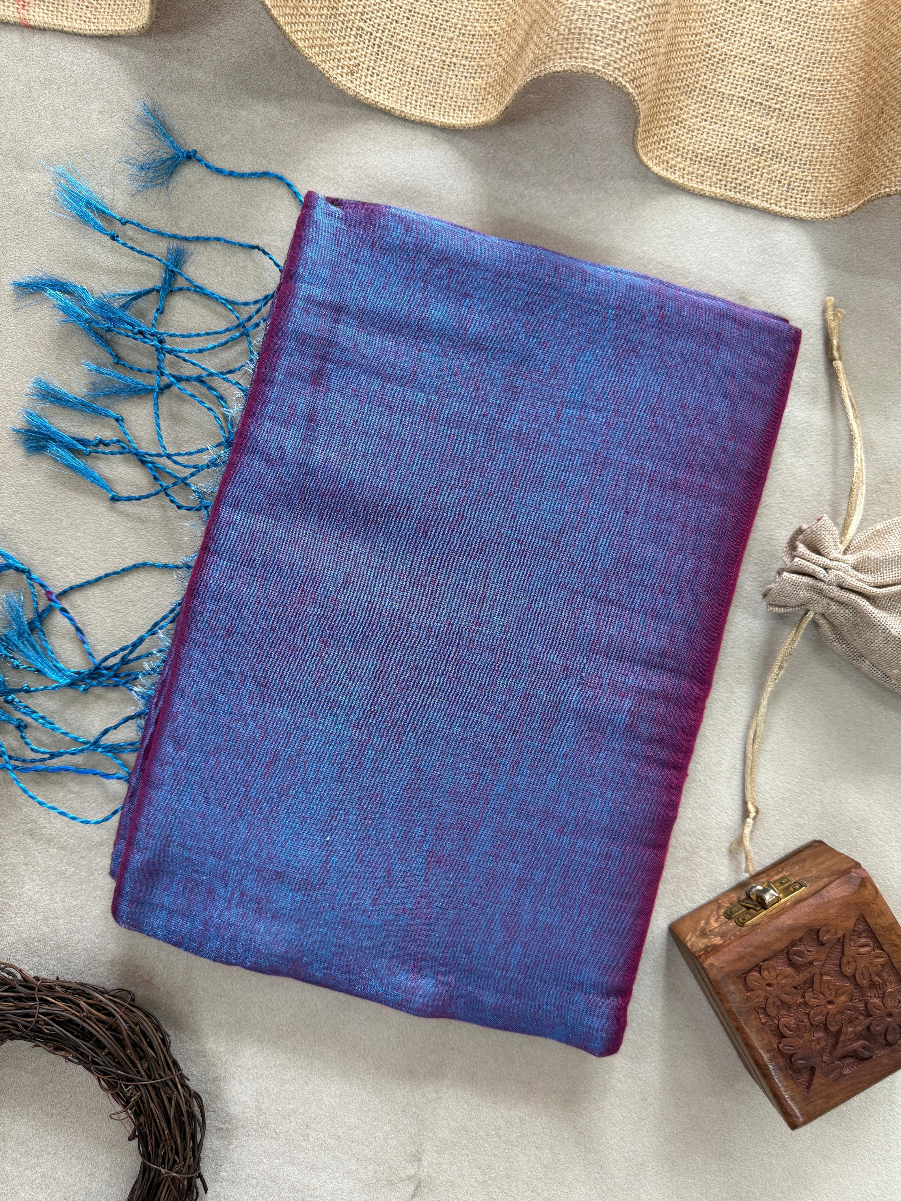 Lekha CF 01 Raga Tissue Cotton Plain Saree Collection