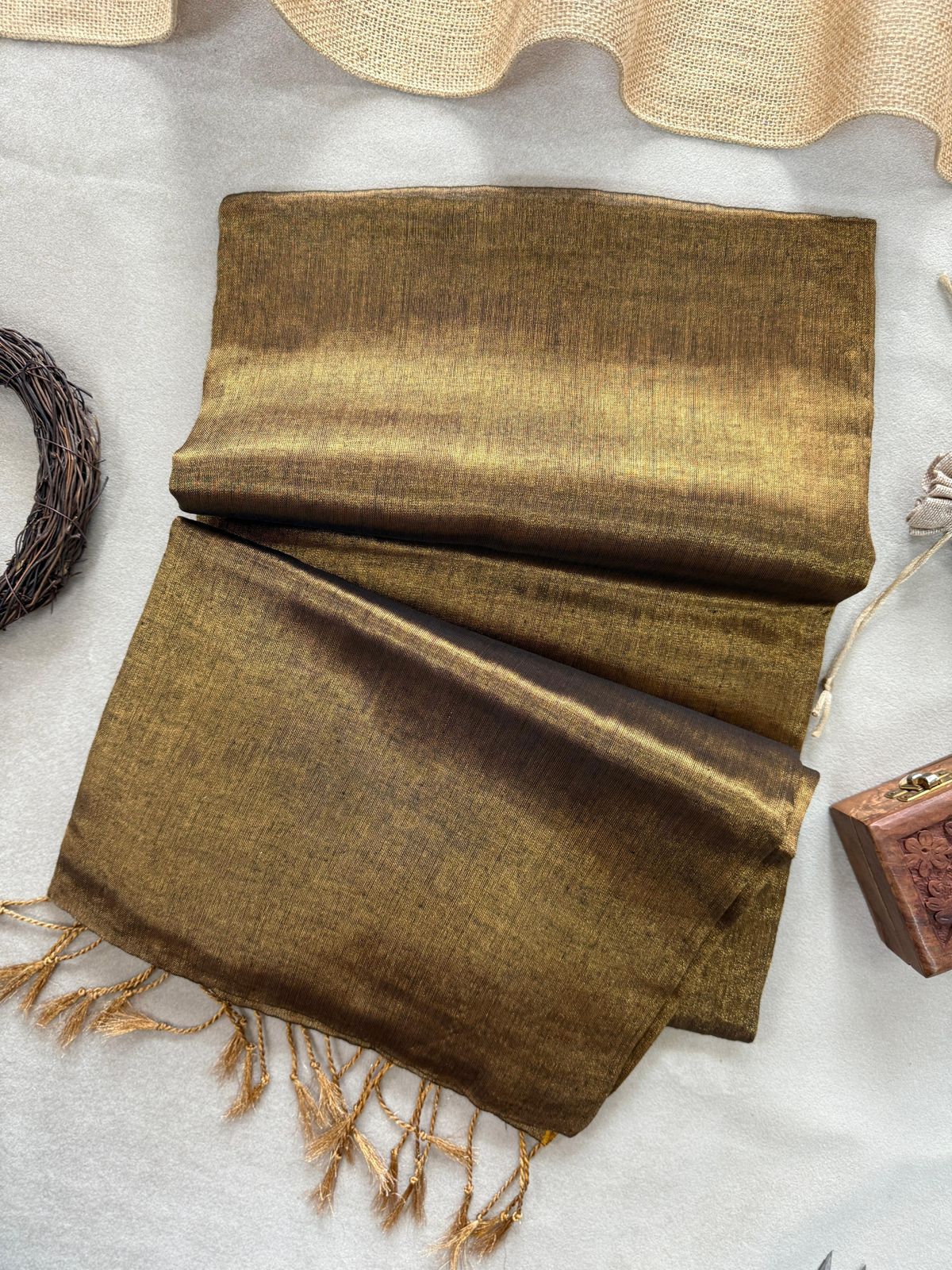 Lekha CF 01 Raga Tissue Cotton Plain Saree Collection