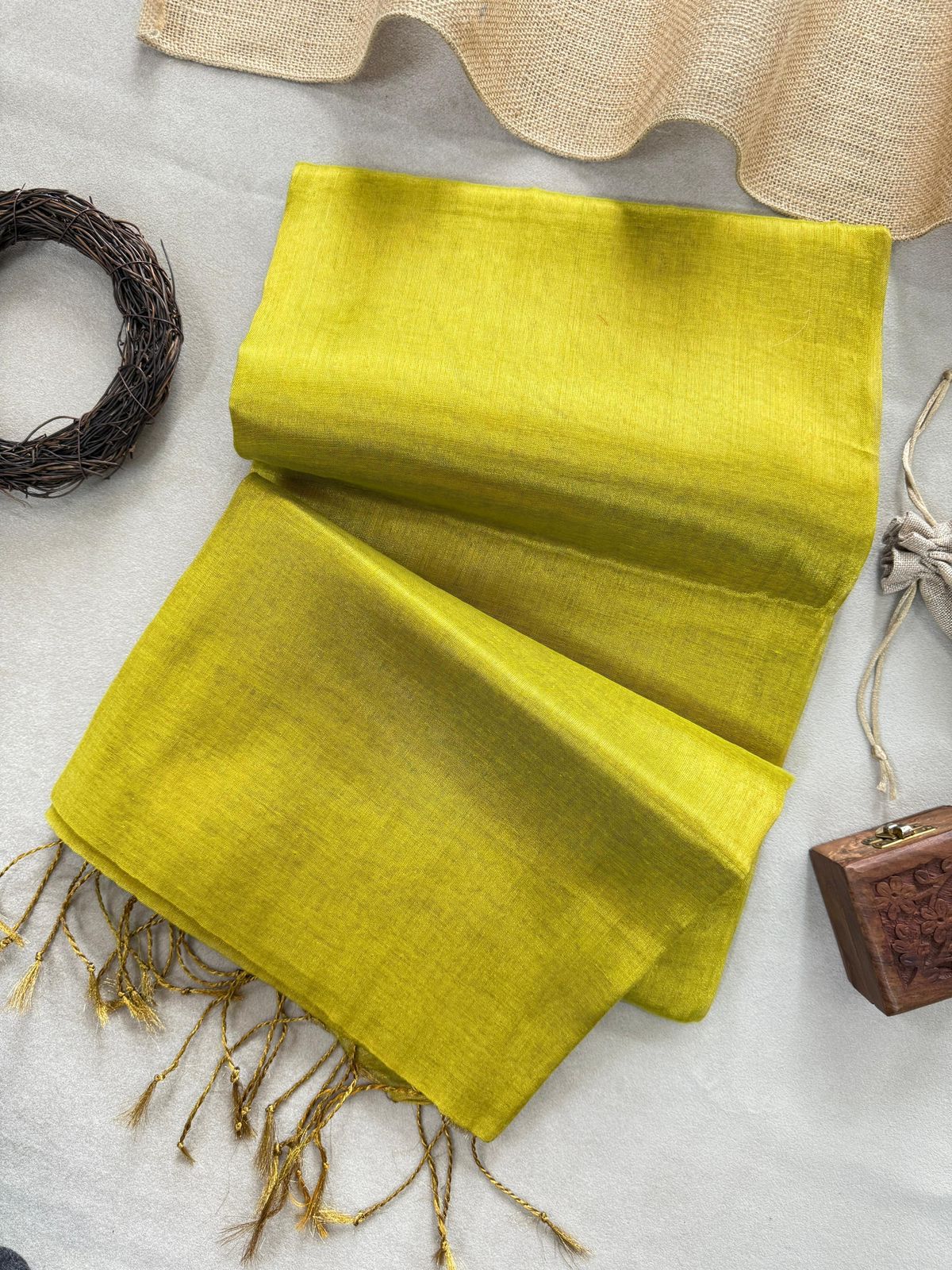 Lekha CF 01 Raga Tissue Cotton Plain Saree Collection