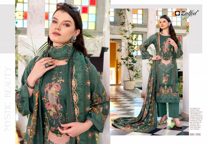 Zulfat Amina Woollen Pashmina Designer Dress Material Collection