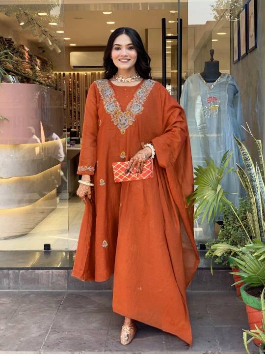 Satmahi 01 Vichitra Embroidery Worked Kurti Set Collection