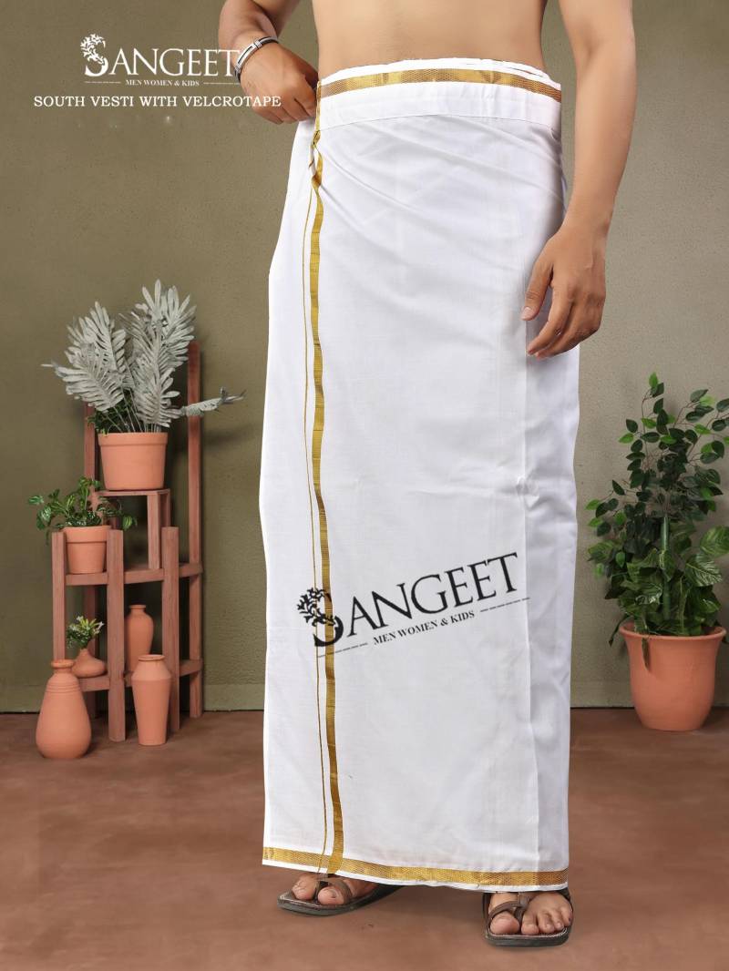 Sangeet South Vesti Cotton Traditional Wear Lungi Collection